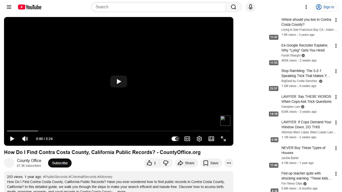 How Do I Find Contra Costa County, California Public Records? - CountyOffice.org - YouTube